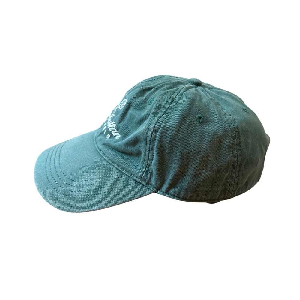 Abercrombie & Fitch Baseball Cap Women Green Manhattan Tennis Hat SIZE OS - Picture 2 of 5